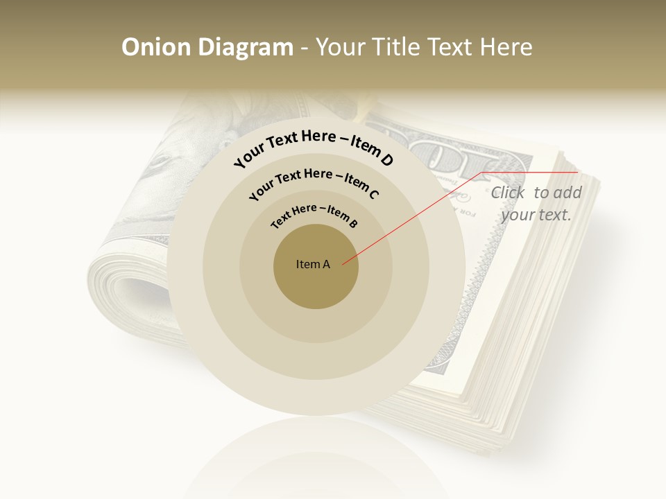Dollar Pay Isolated PowerPoint Template
