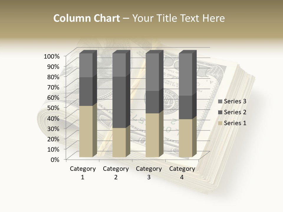 Dollar Pay Isolated PowerPoint Template