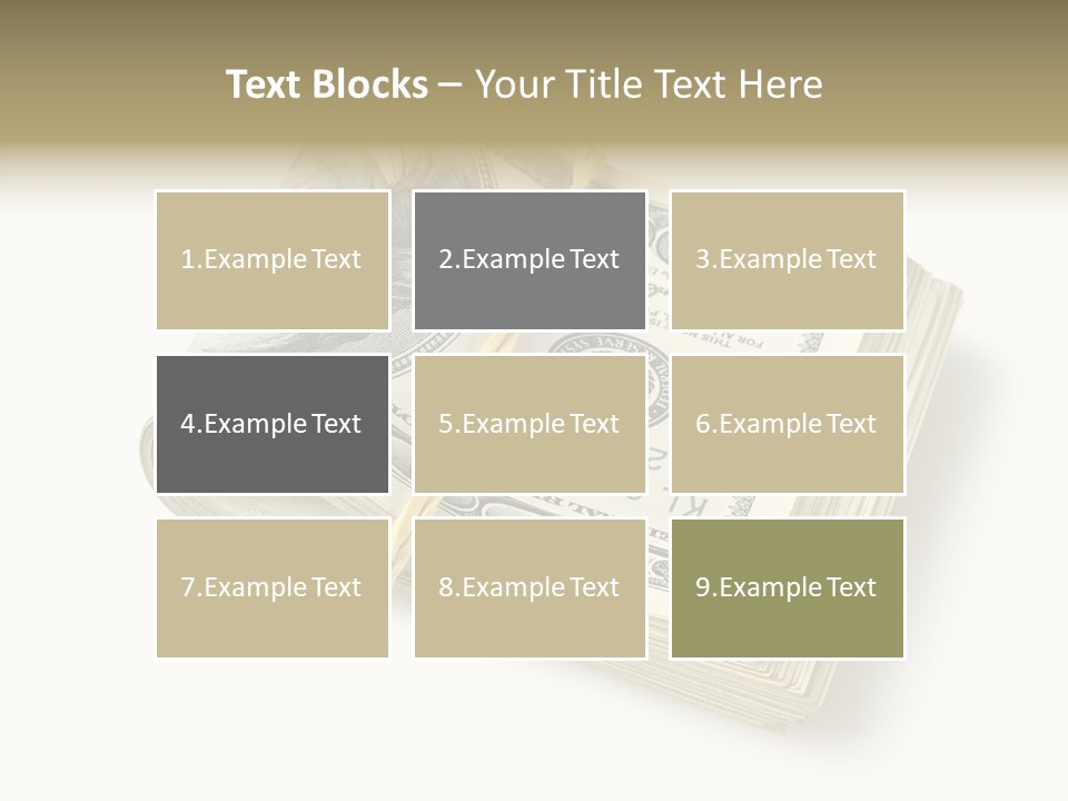 Dollar Pay Isolated PowerPoint Template