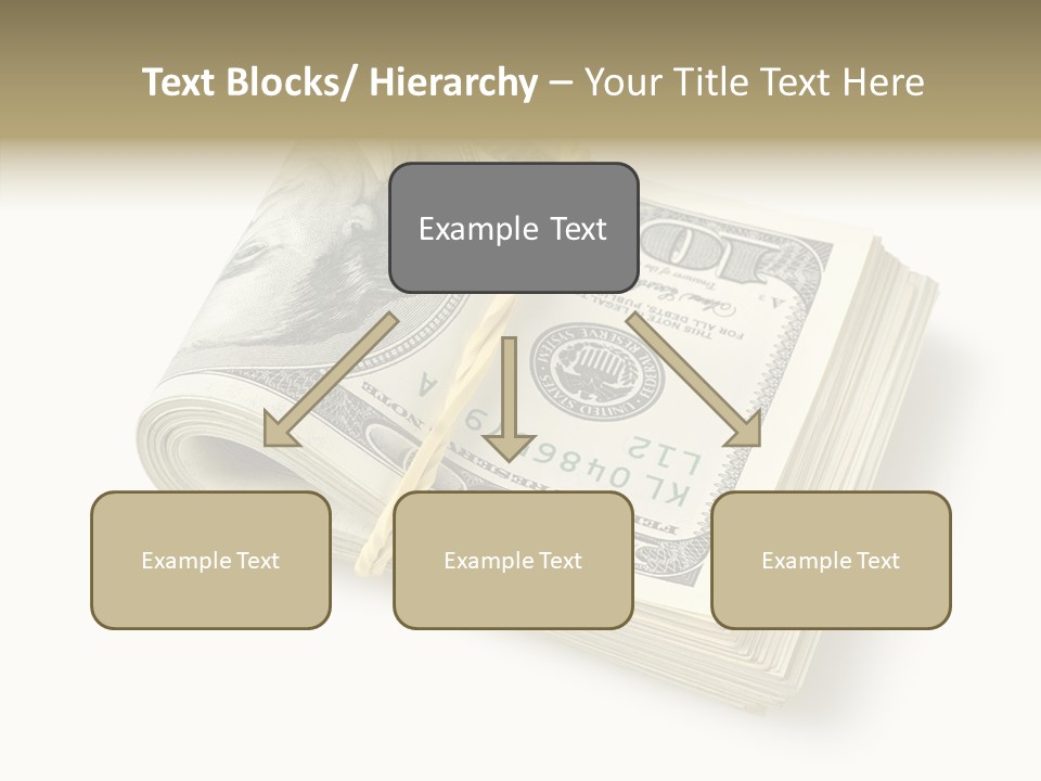 Dollar Pay Isolated PowerPoint Template