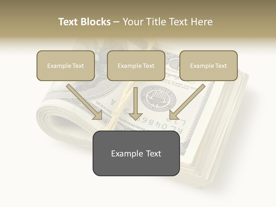 Dollar Pay Isolated PowerPoint Template