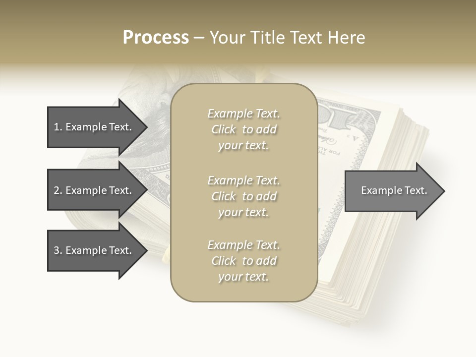 Dollar Pay Isolated PowerPoint Template