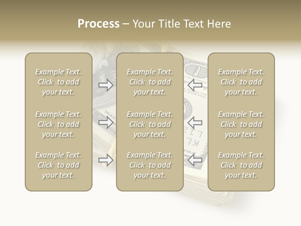Dollar Pay Isolated PowerPoint Template