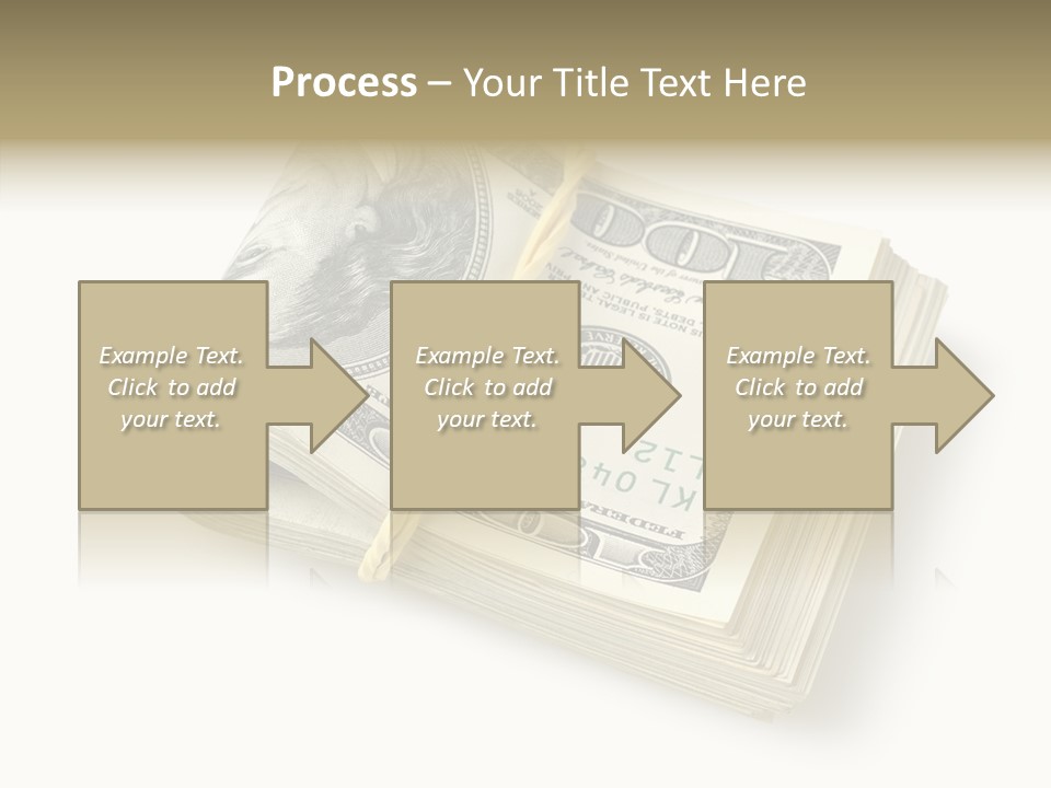 Dollar Pay Isolated PowerPoint Template