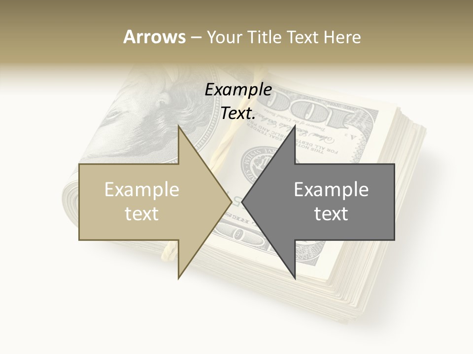 Dollar Pay Isolated PowerPoint Template