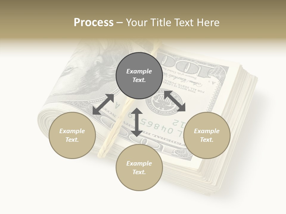 Dollar Pay Isolated PowerPoint Template
