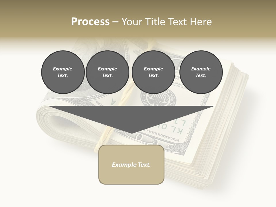Dollar Pay Isolated PowerPoint Template