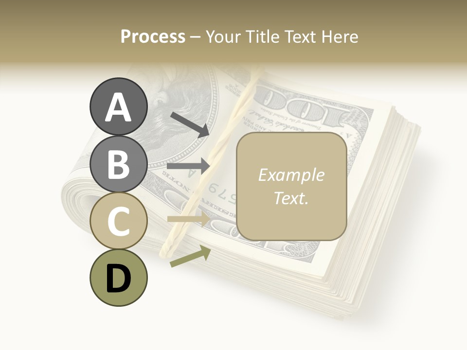 Dollar Pay Isolated PowerPoint Template