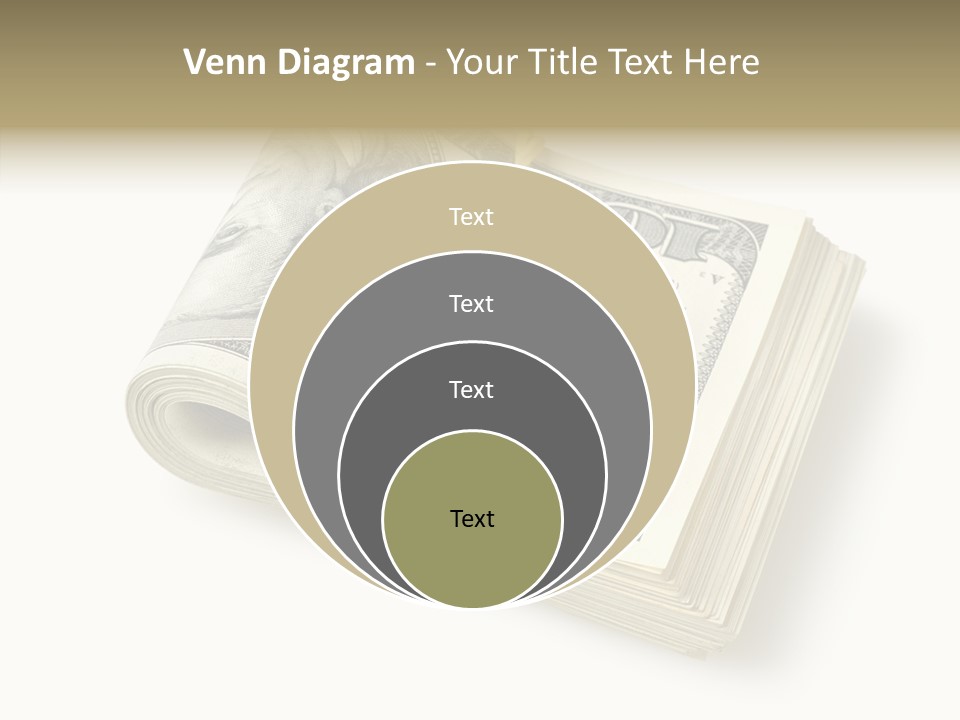 Dollar Pay Isolated PowerPoint Template