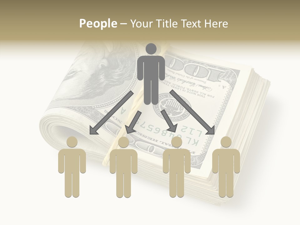 Dollar Pay Isolated PowerPoint Template