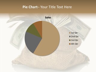 Pile Closeup Currency PowerPoint Template