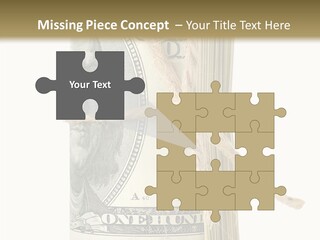 Objects Tightened Cash PowerPoint Template
