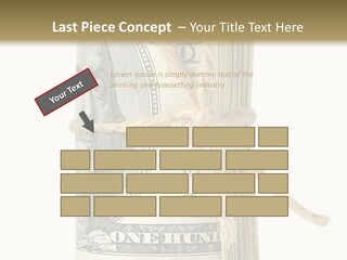 Objects Tightened Cash PowerPoint Template