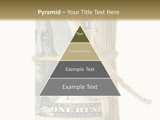 Objects Tightened Cash PowerPoint Template