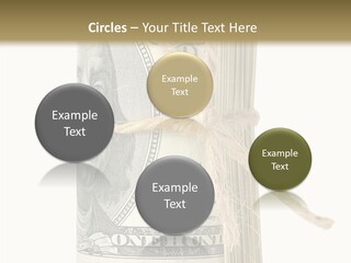Objects Tightened Cash PowerPoint Template