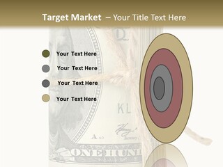 Objects Tightened Cash PowerPoint Template