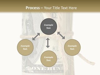 Objects Tightened Cash PowerPoint Template