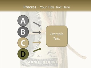 Objects Tightened Cash PowerPoint Template