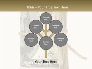 Objects Tightened Cash PowerPoint Template
