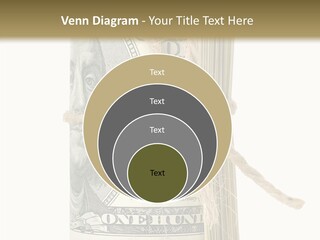 Objects Tightened Cash PowerPoint Template