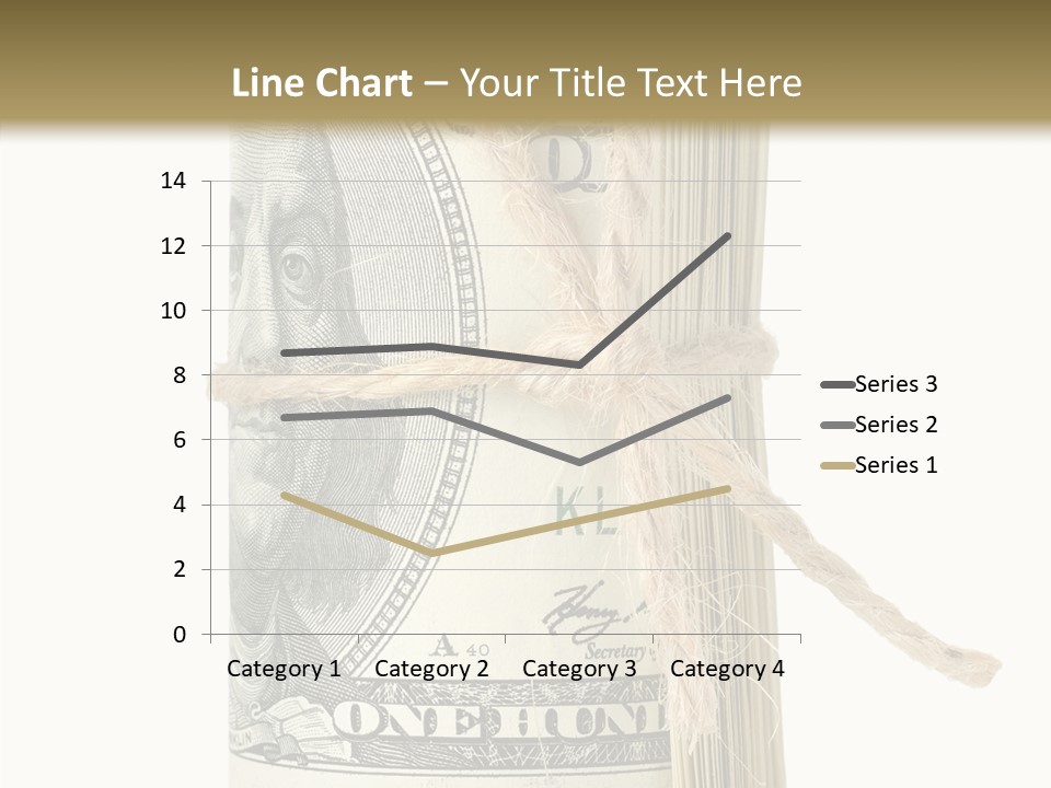 Objects Tightened Cash PowerPoint Template