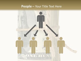Objects Tightened Cash PowerPoint Template