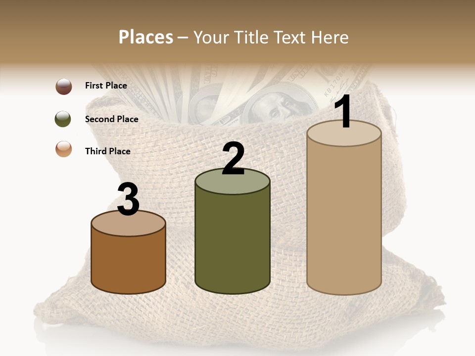 Commercial Gifts Money PowerPoint Template