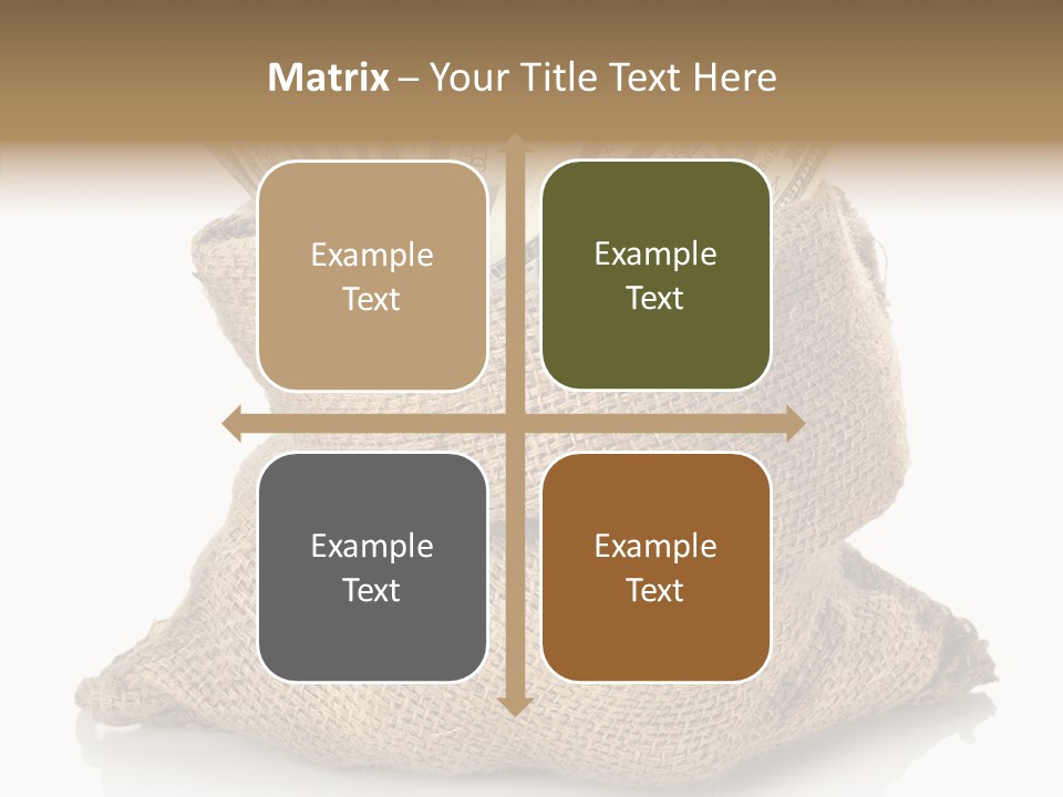 Commercial Gifts Money PowerPoint Template