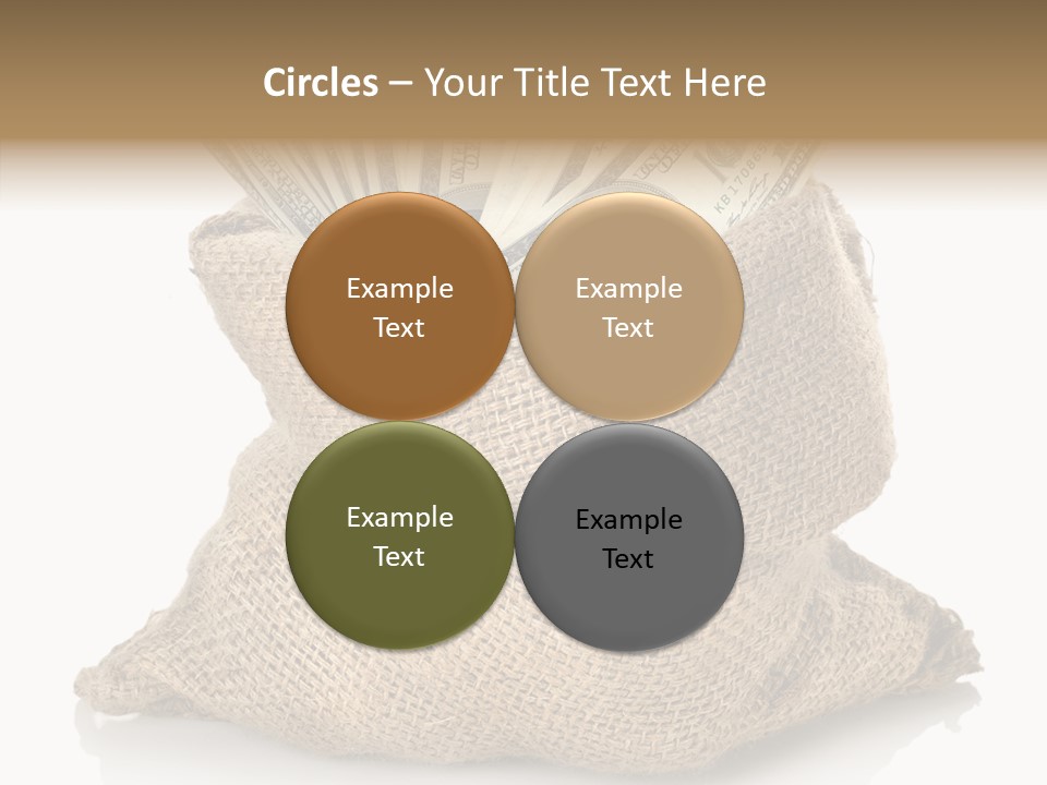 Commercial Gifts Money PowerPoint Template