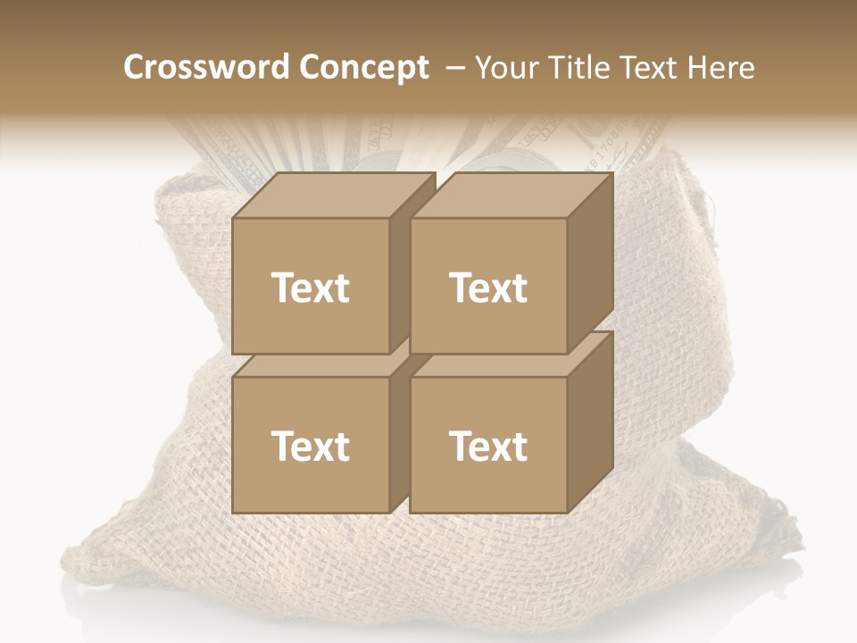 Commercial Gifts Money PowerPoint Template