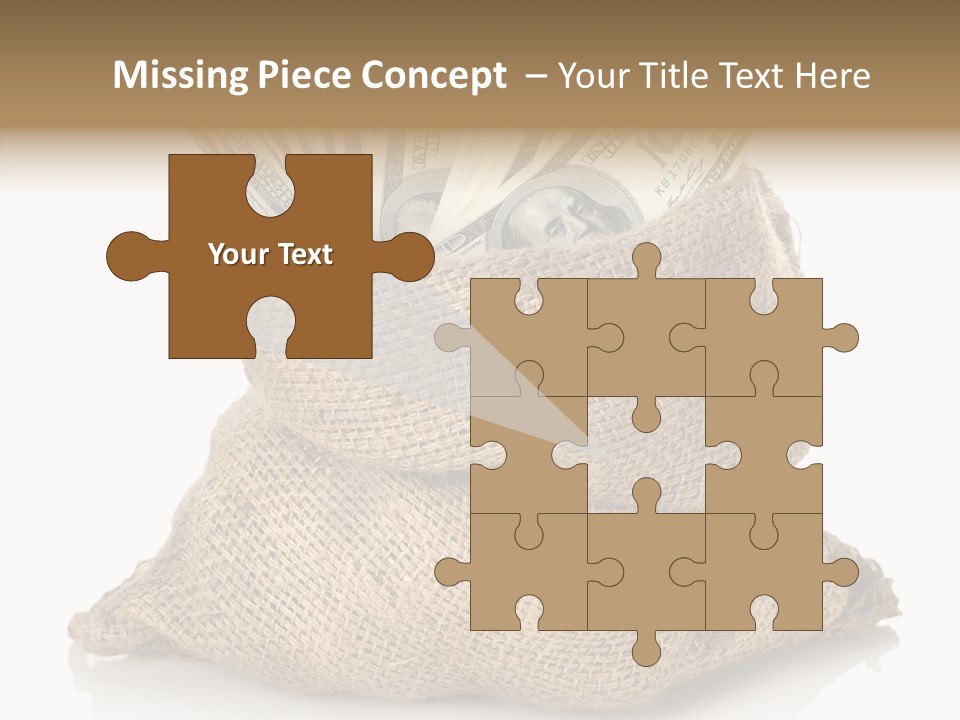 Commercial Gifts Money PowerPoint Template