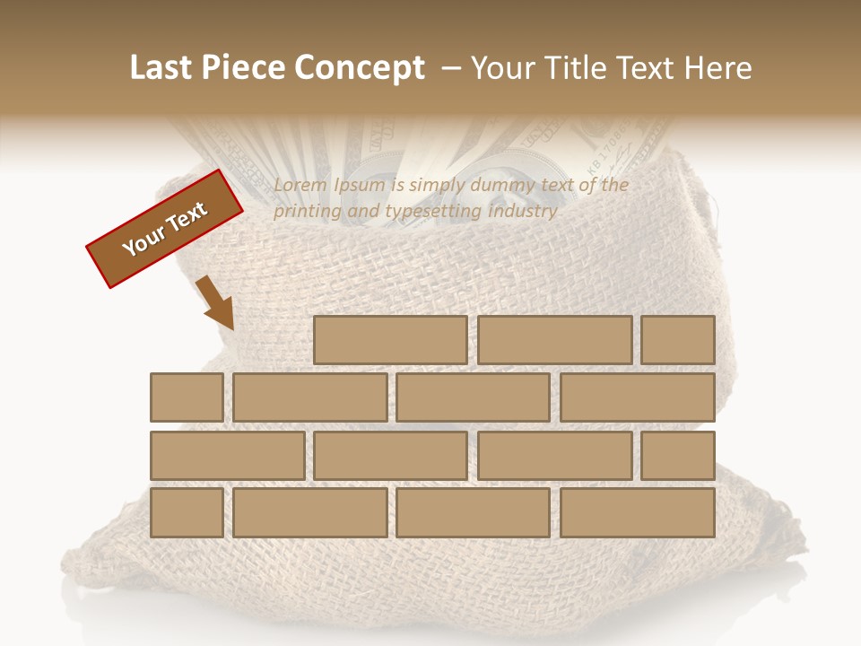 Commercial Gifts Money PowerPoint Template