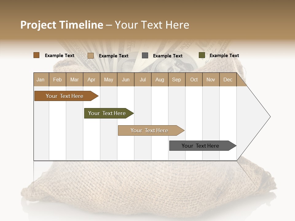 Commercial Gifts Money PowerPoint Template