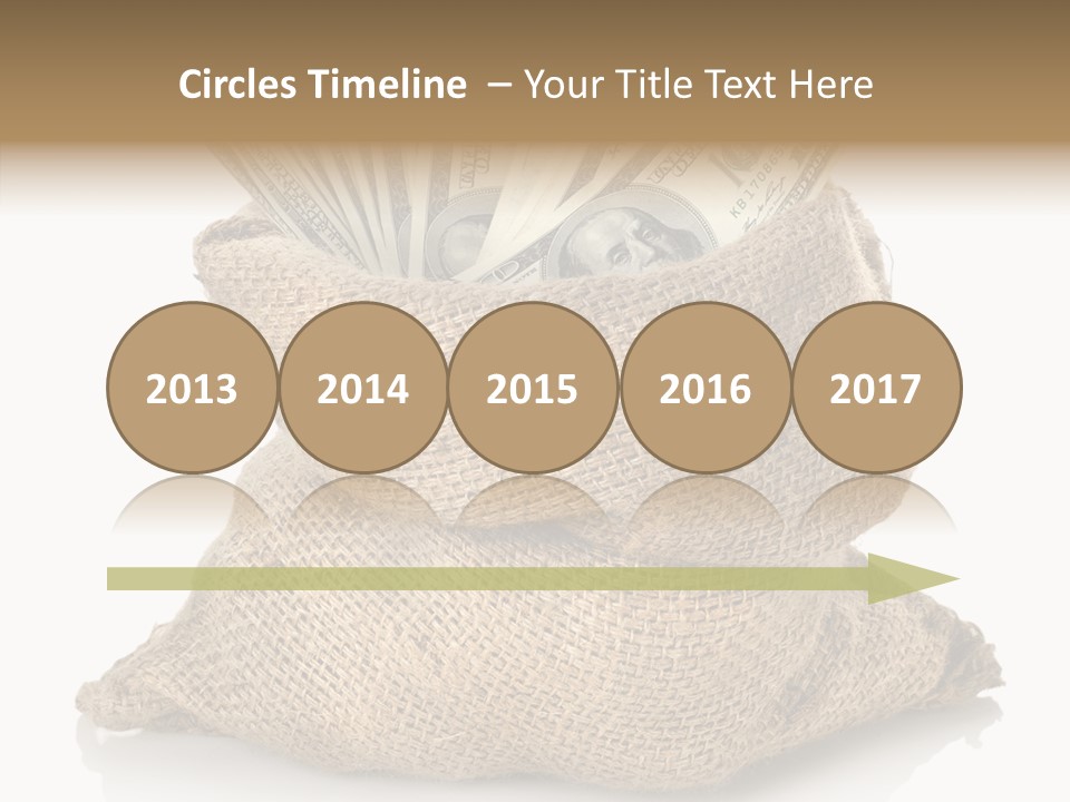 Commercial Gifts Money PowerPoint Template