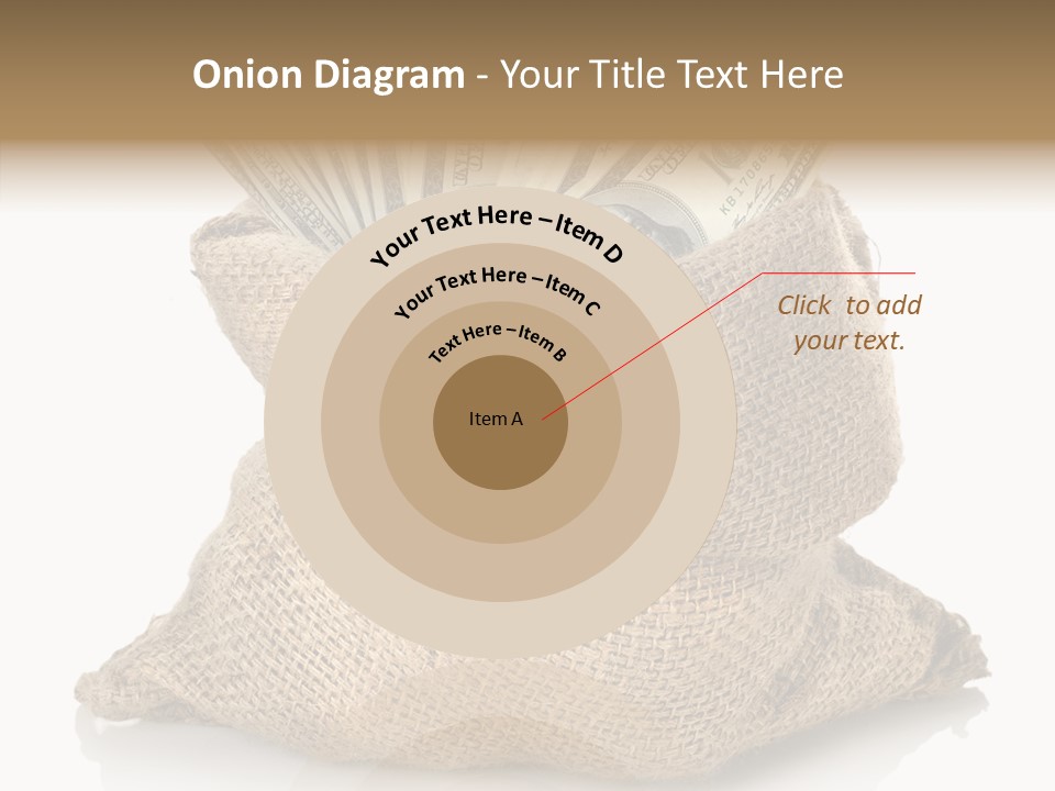 Commercial Gifts Money PowerPoint Template