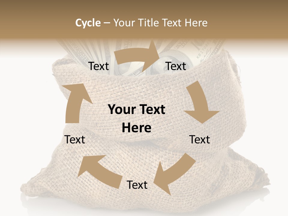 Commercial Gifts Money PowerPoint Template