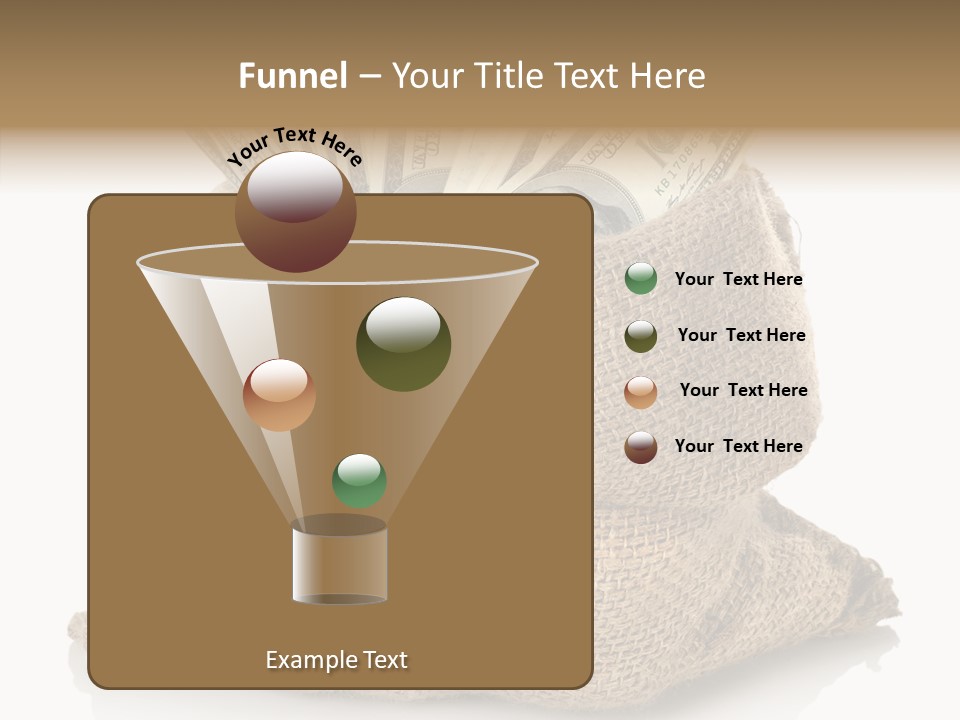 Commercial Gifts Money PowerPoint Template