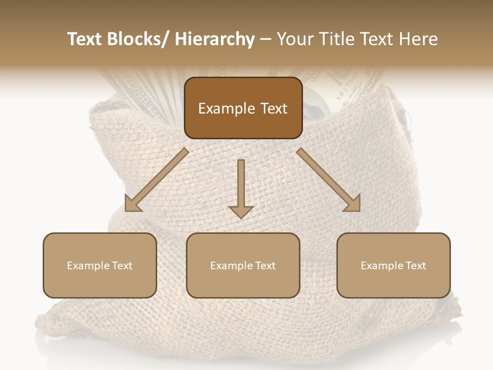 Commercial Gifts Money PowerPoint Template