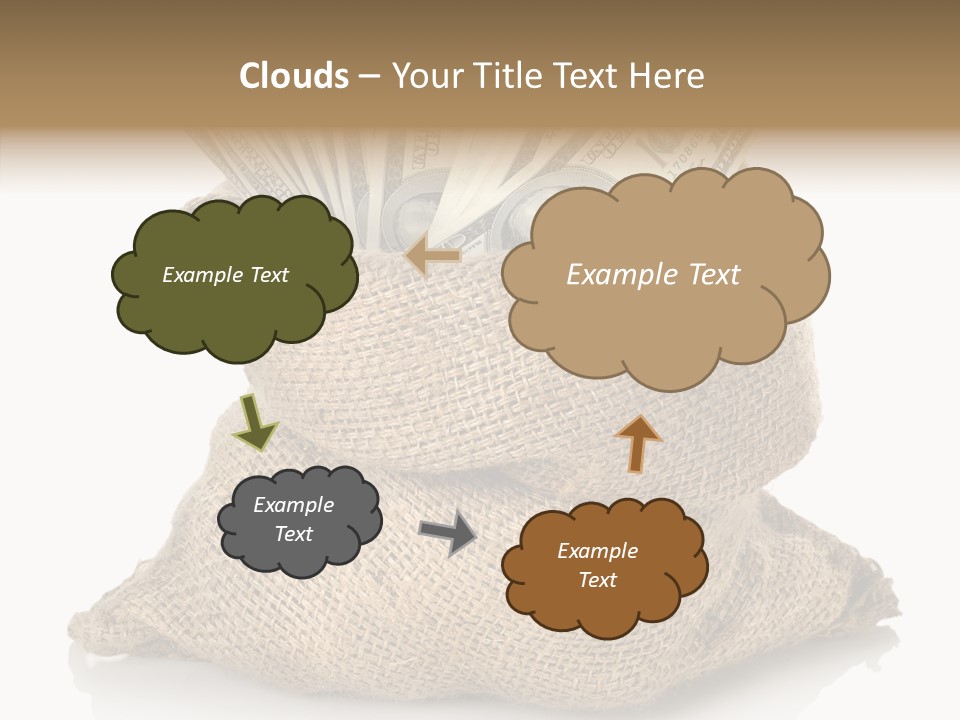 Commercial Gifts Money PowerPoint Template