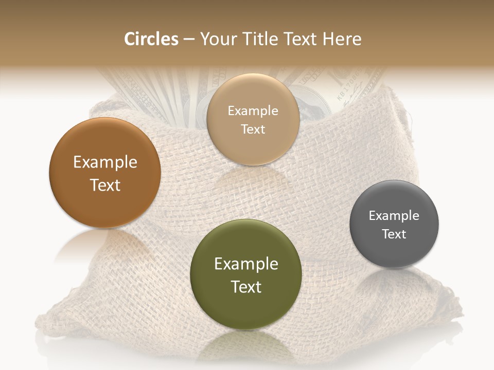 Commercial Gifts Money PowerPoint Template