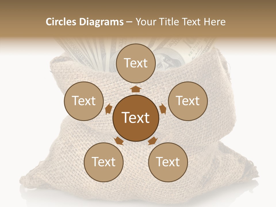 Commercial Gifts Money PowerPoint Template