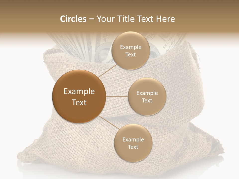 Commercial Gifts Money PowerPoint Template