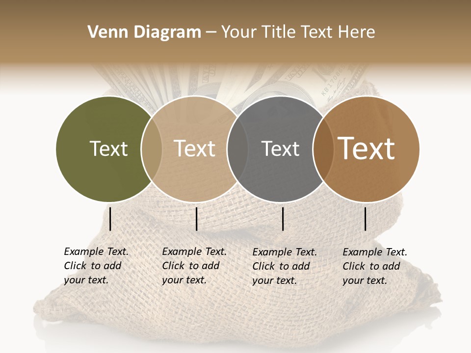 Commercial Gifts Money PowerPoint Template