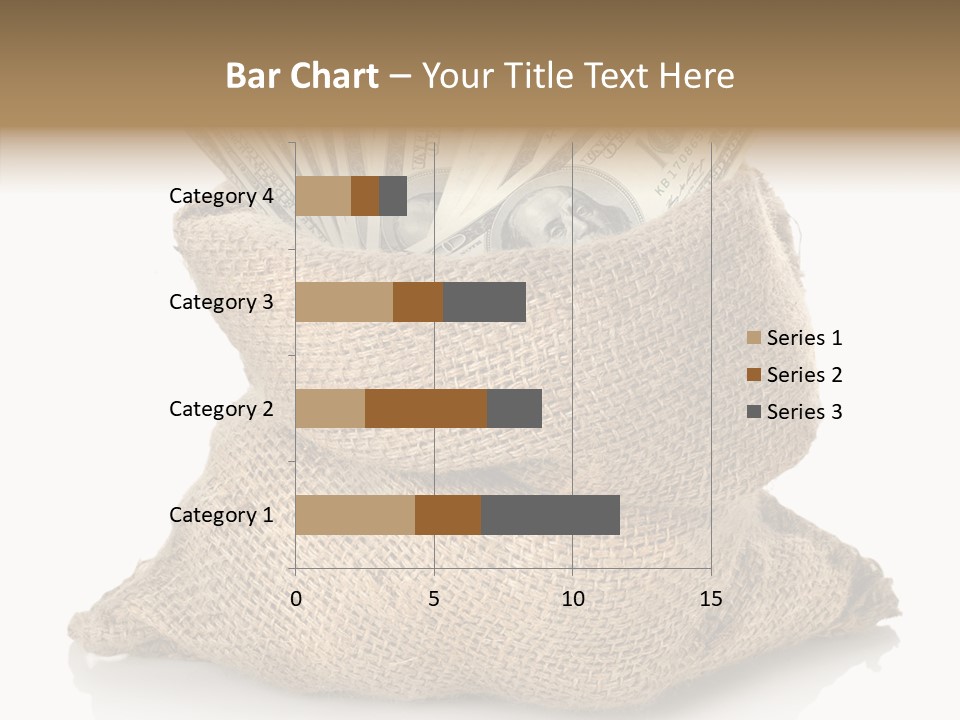 Commercial Gifts Money PowerPoint Template
