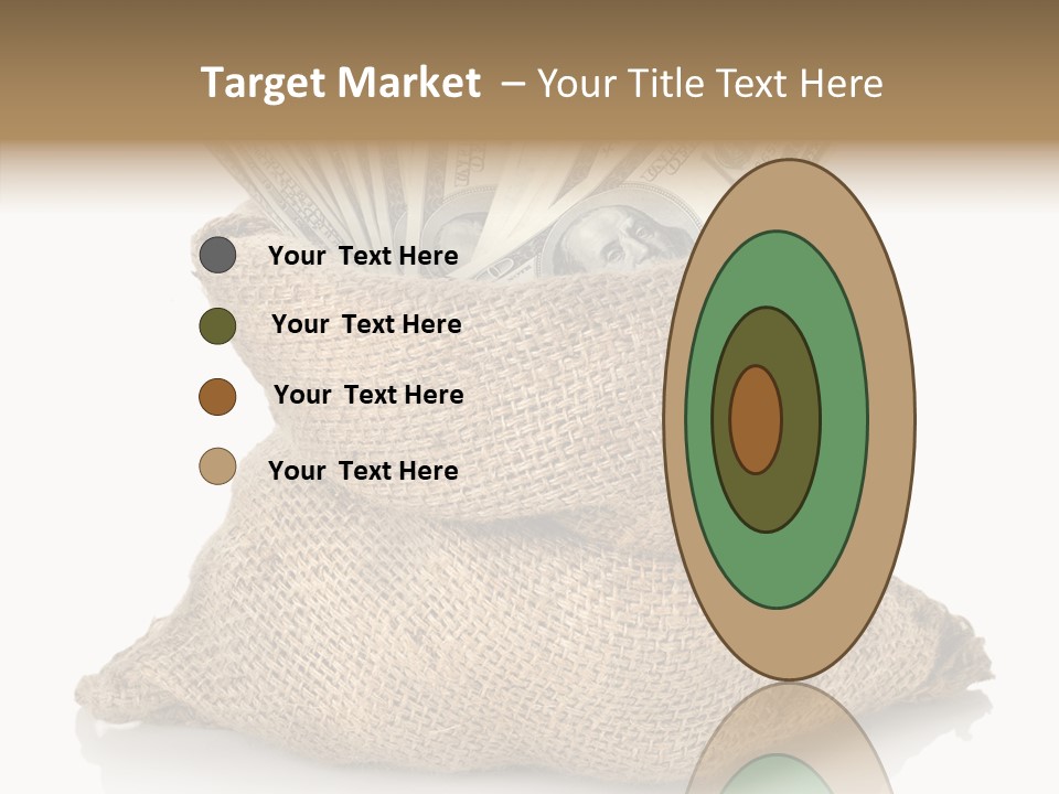 Commercial Gifts Money PowerPoint Template