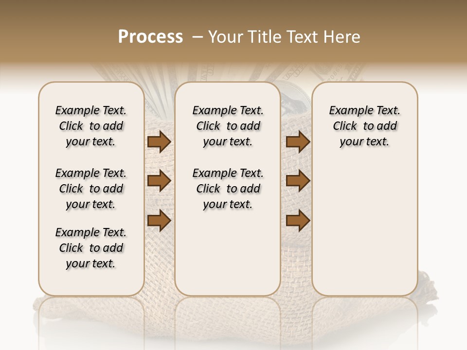 Commercial Gifts Money PowerPoint Template