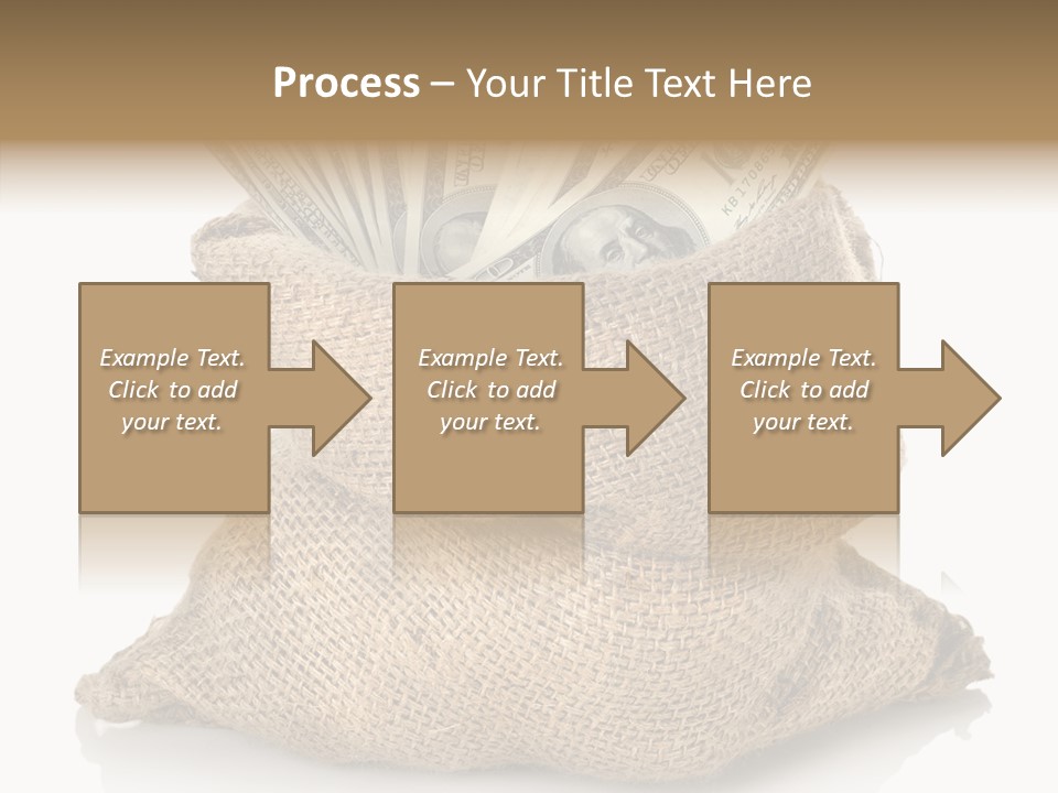 Commercial Gifts Money PowerPoint Template