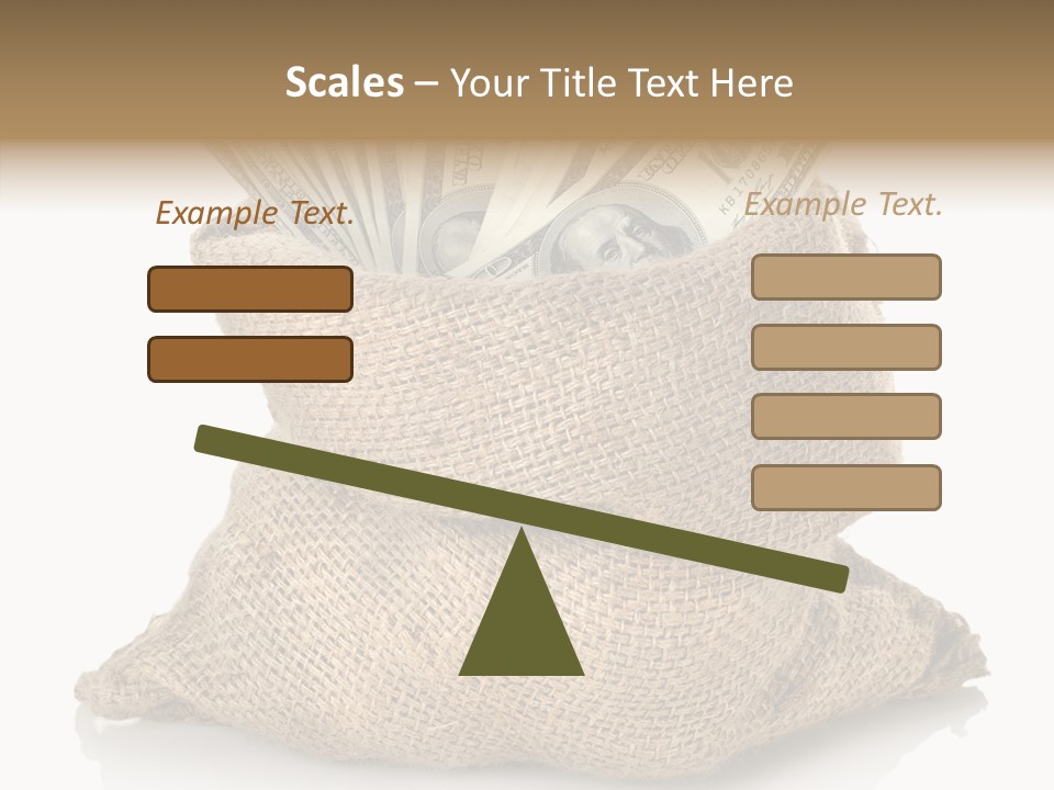 Commercial Gifts Money PowerPoint Template