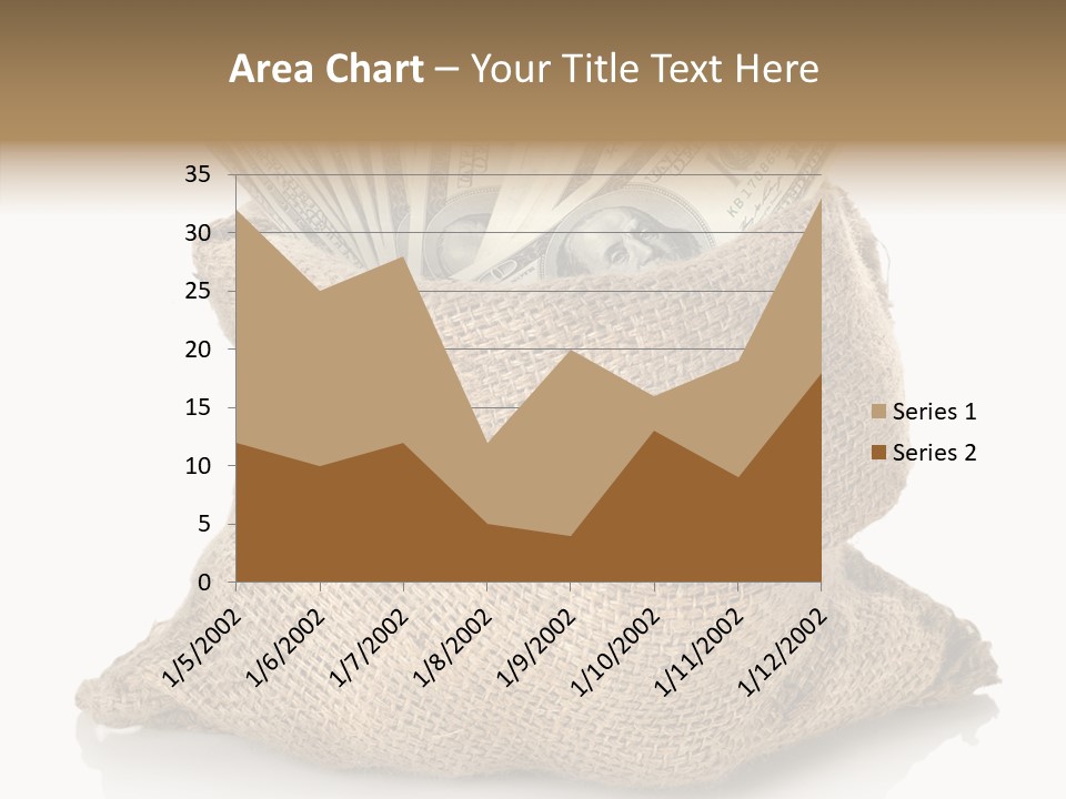 Commercial Gifts Money PowerPoint Template