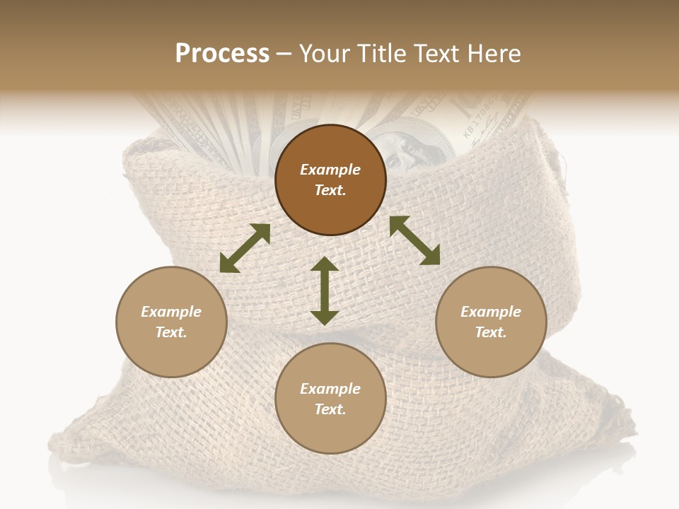 Commercial Gifts Money PowerPoint Template